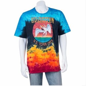 Men's Led Zeppelin Icarus Tie-Dye Tee - Large